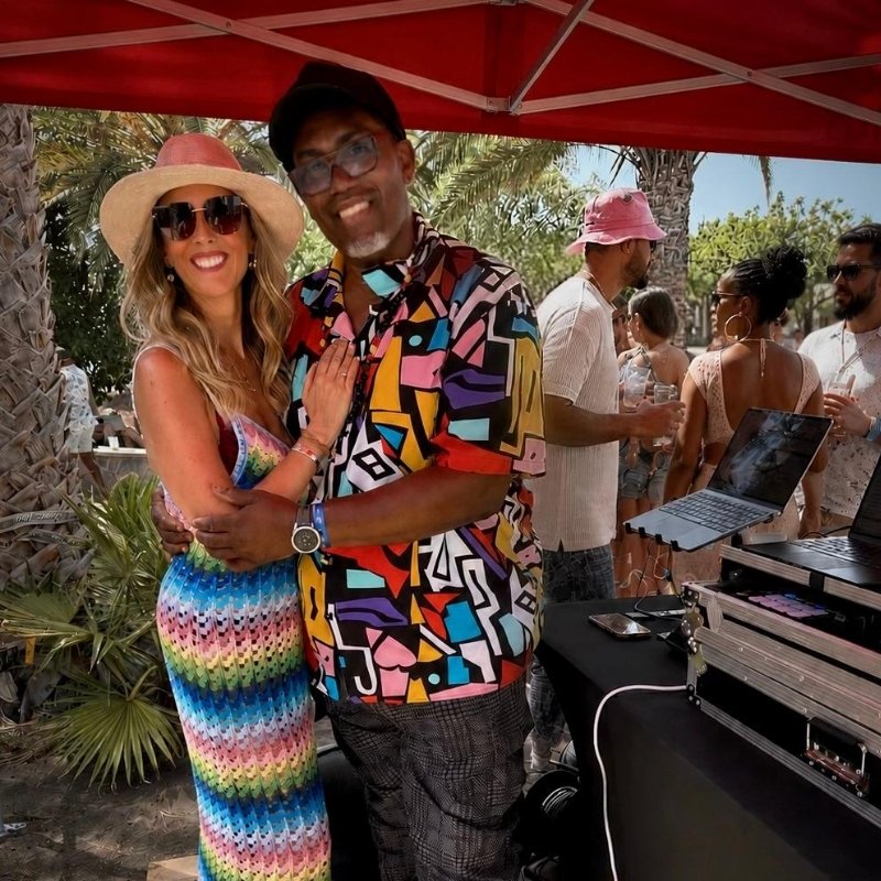 'A Taste of Salsa' DJ team - Dj Hughie and La M Dj